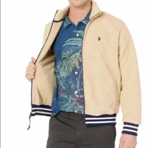 Polo Ralph Lauren Vintage Sherpa Zip Jacket Size L - Picture 2 of 11